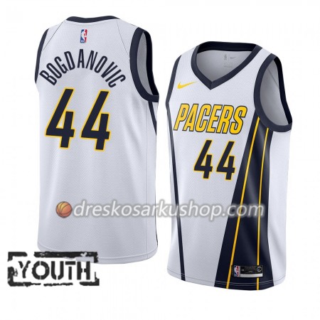 Dječji NBA Dres Indiana Pacers Bojan Bogdanovic 44 Nike 2018-19 Bijela Swingman